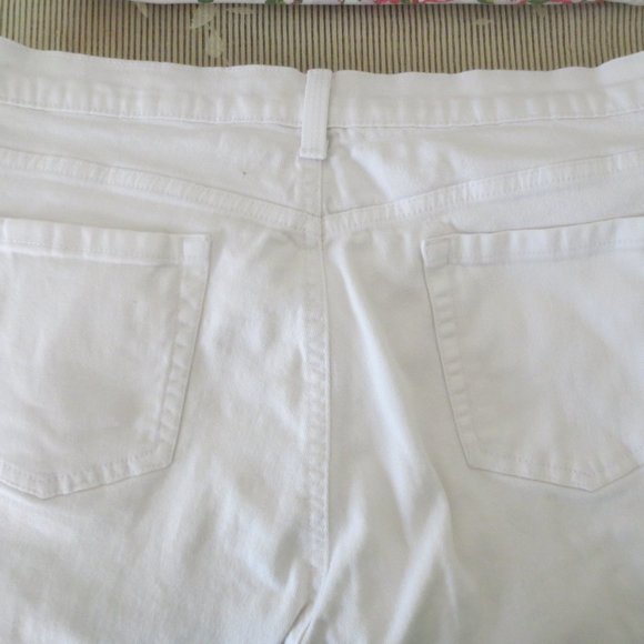 Gloria Vanderbilt Straight Leg White Jeans Size 18 - Picture 4 of 5